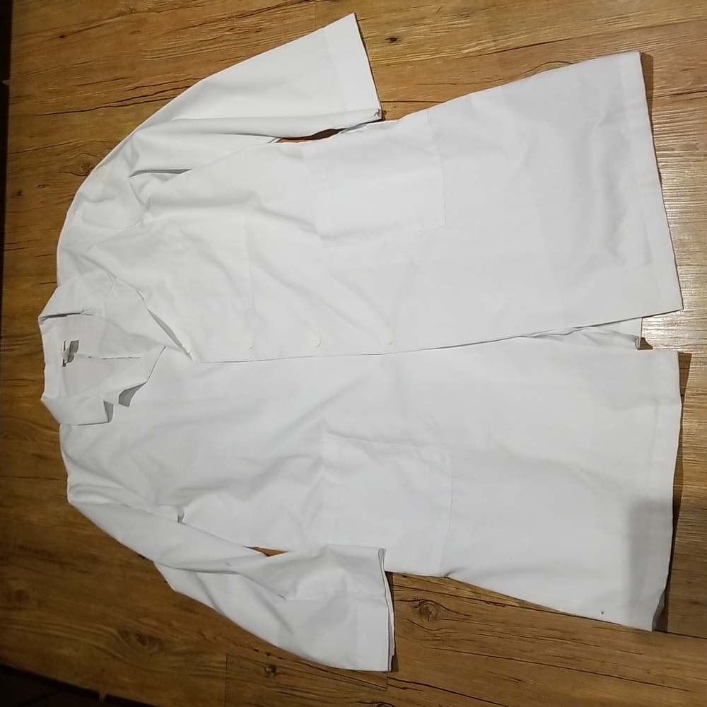 White Lab coat EUC sz 50L